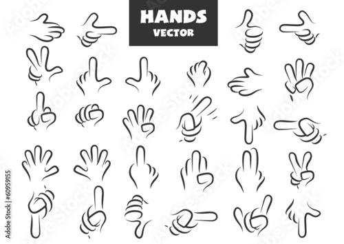 Vector hands