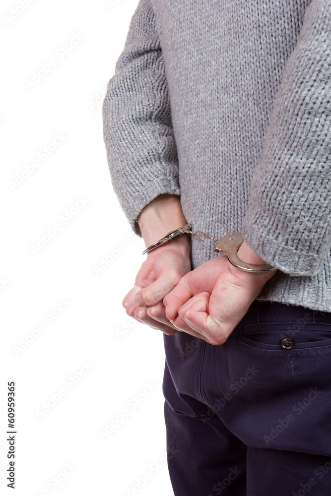 Fototapeta premium Teenager under arrest
