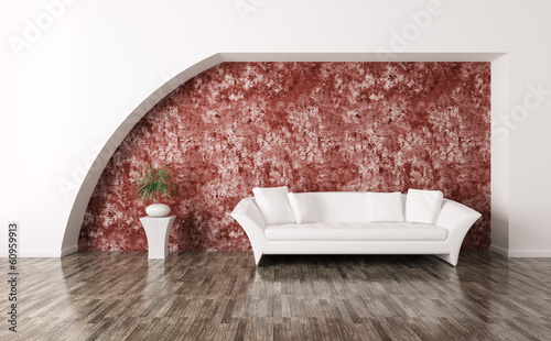 Fototapeta Naklejka Na Ścianę i Meble -  Interior with sofa