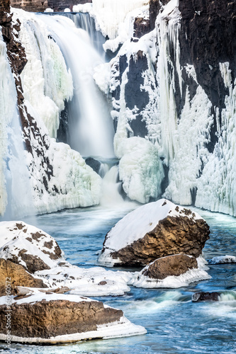 Frozen Great Falls in Paterson, NJ