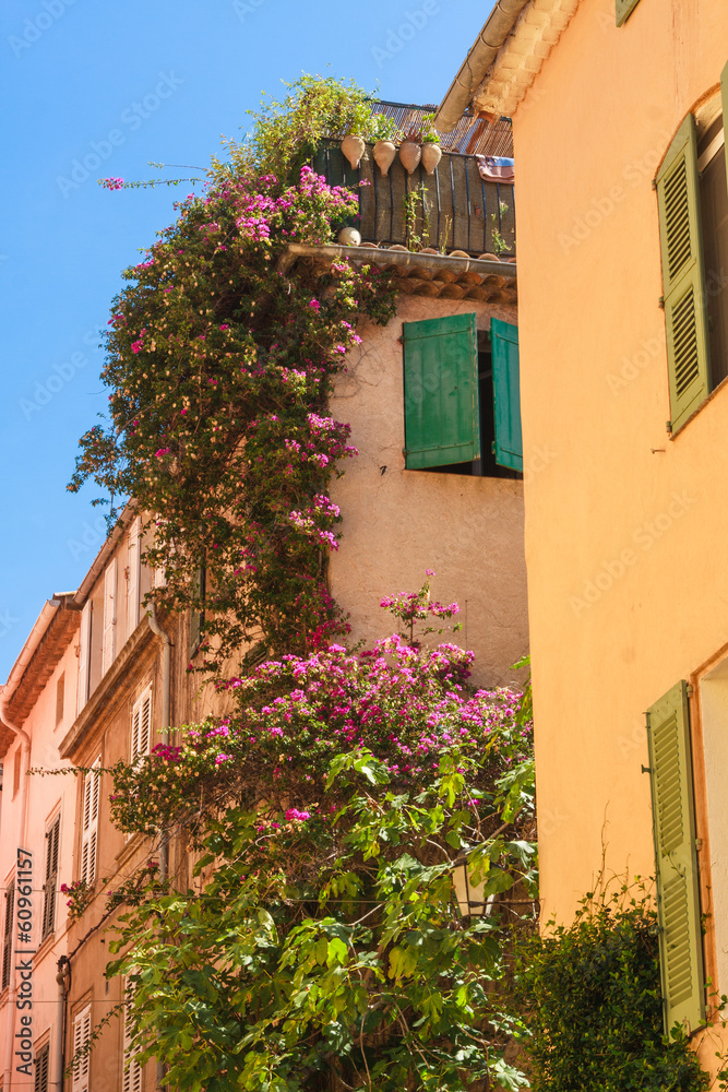 St. Tropez typical houses