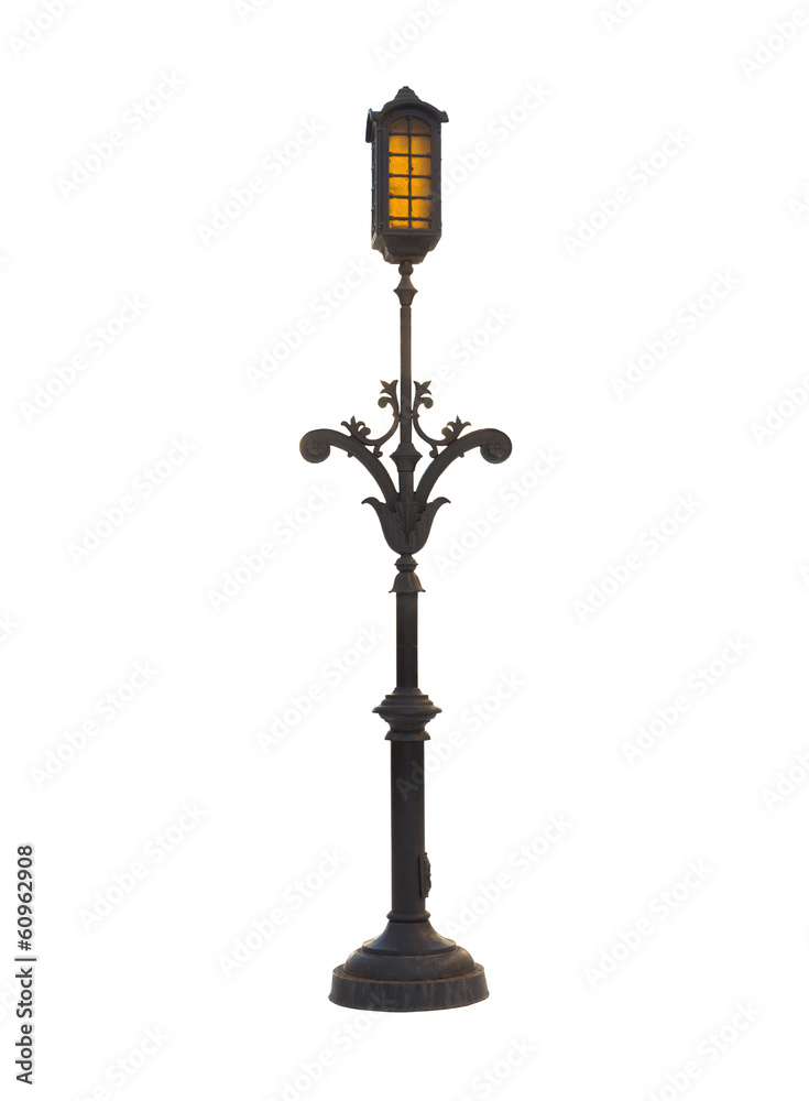 old-fashion street lamp