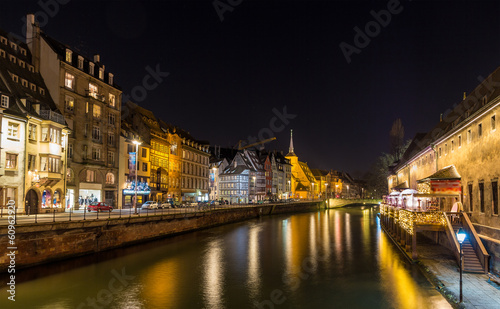Ill river in Strasbourg - Alsace, France