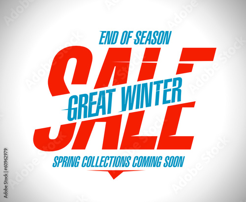 Great winter sale banner
