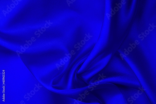Blue silk fabric background