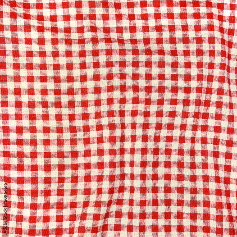 Texture of a vintage checkered picnic blanket. Stock Photo | Adobe Stock
