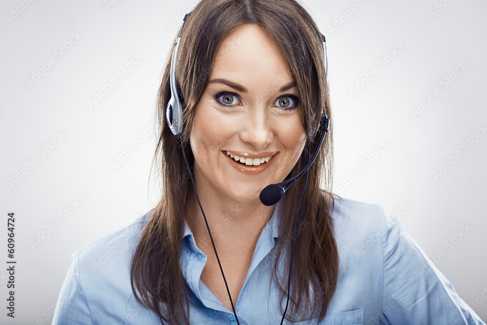Woman worker call center opereator. Business woman. Woman worker call center opereator. Business woman.