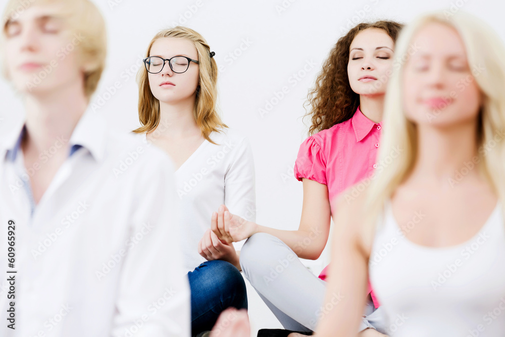 Fototapeta premium Group of students