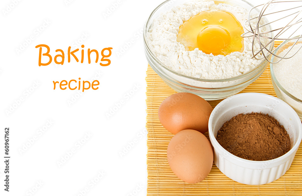 ingredients for baking ingredients for baking