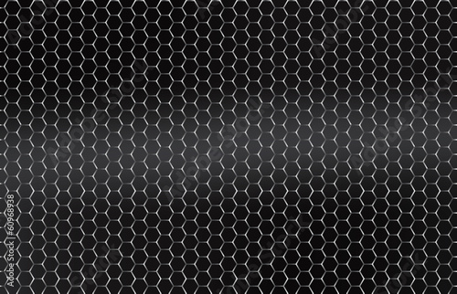 Seamless vector metal grid. Silver, Platinum