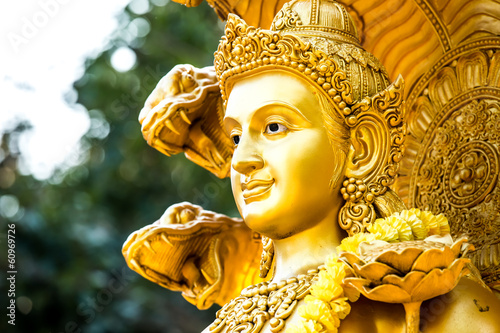 wisnu statue in huai tueng thao reservoir park, chiangmai , Thai