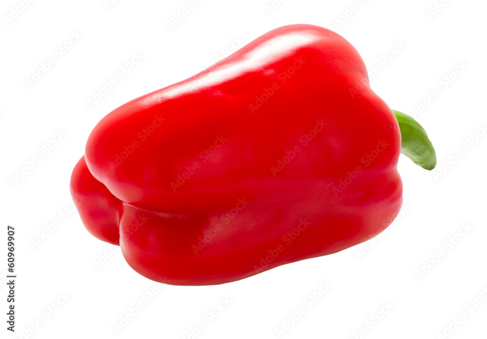 Sweet pepper isolated on a white background Sweet pepper isolated on a white background