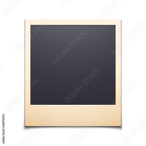 Photo frame isolated on white background