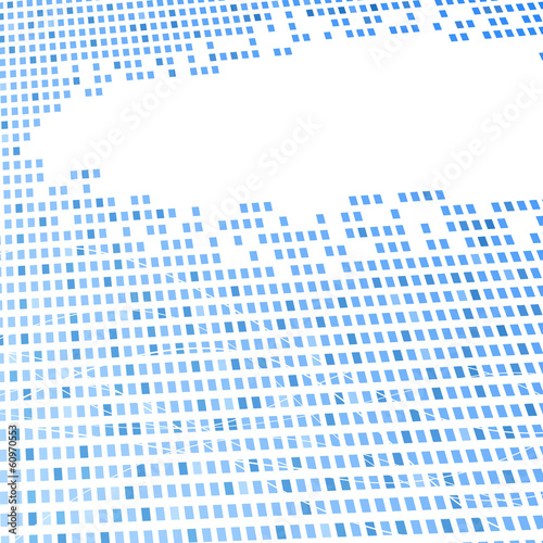 Geometrical hi-tech blue background template © phyZick
