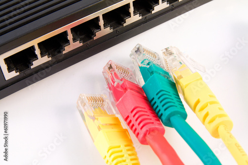 Switch with connected cables