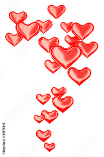 3d hearts