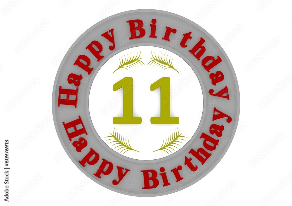 round happy birthday button with age round happy birthday button with age
