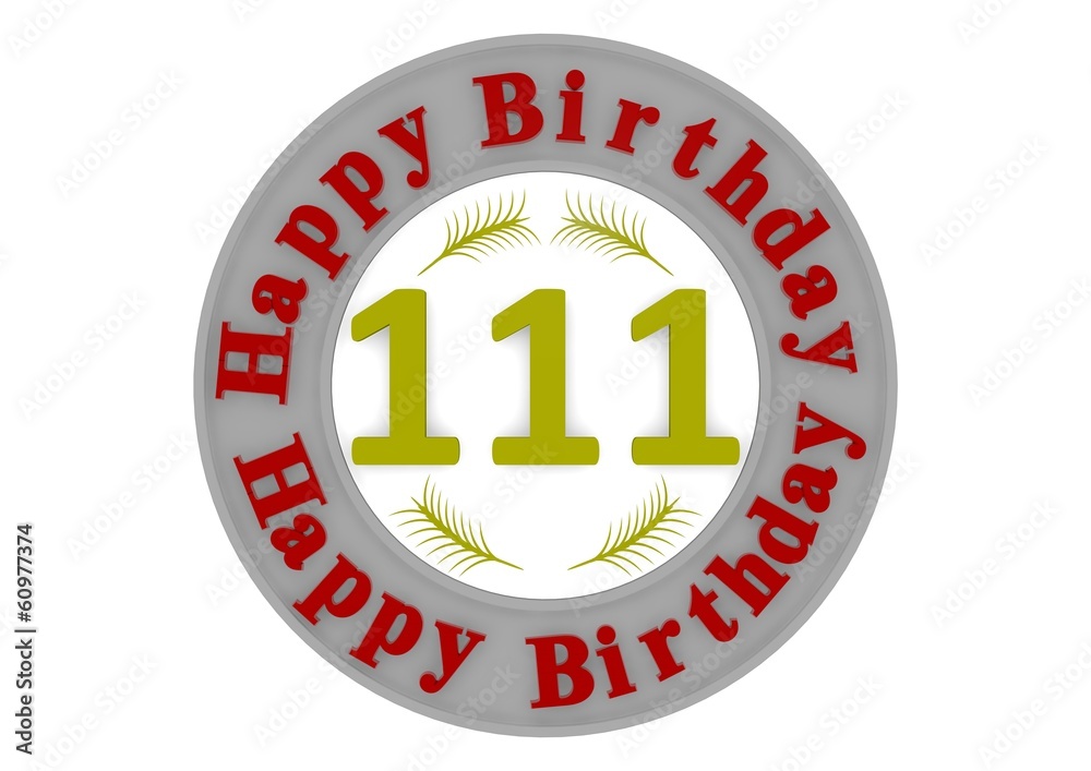 round happy birthday button with age round happy birthday button with age