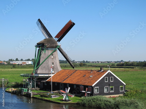 Windmühle in De Zaanse Schans (Holland)