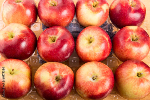 Twelve Apples in Plastic Tray