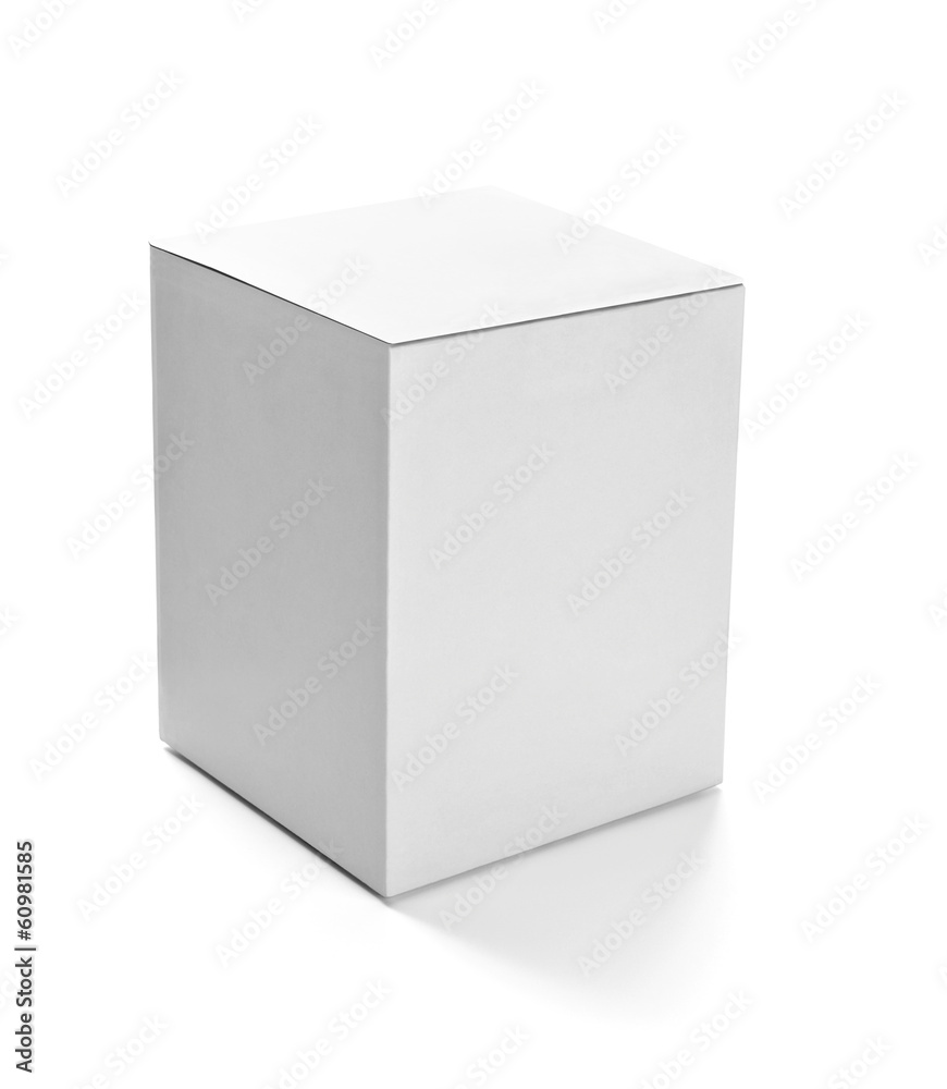 white box container template blank package white box container template blank package