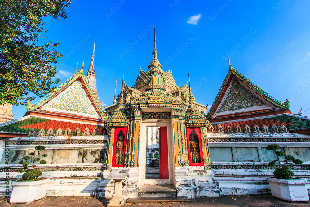 Wat Pho in Bangkok of Thailand