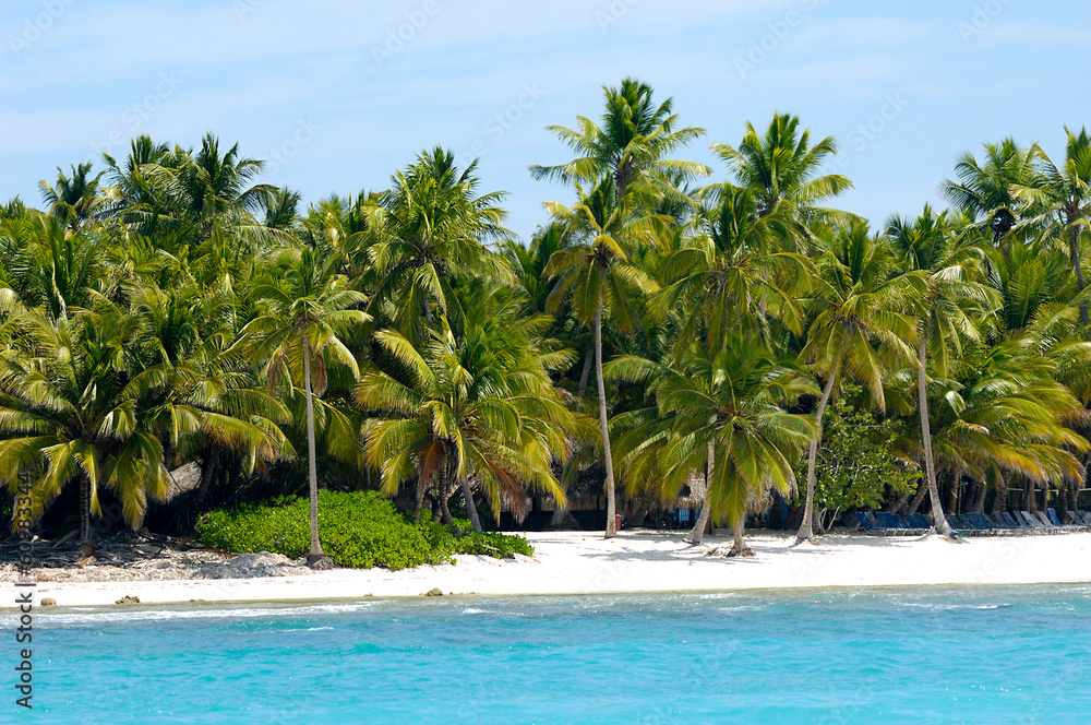 Obraz premium Island with beautiful beach