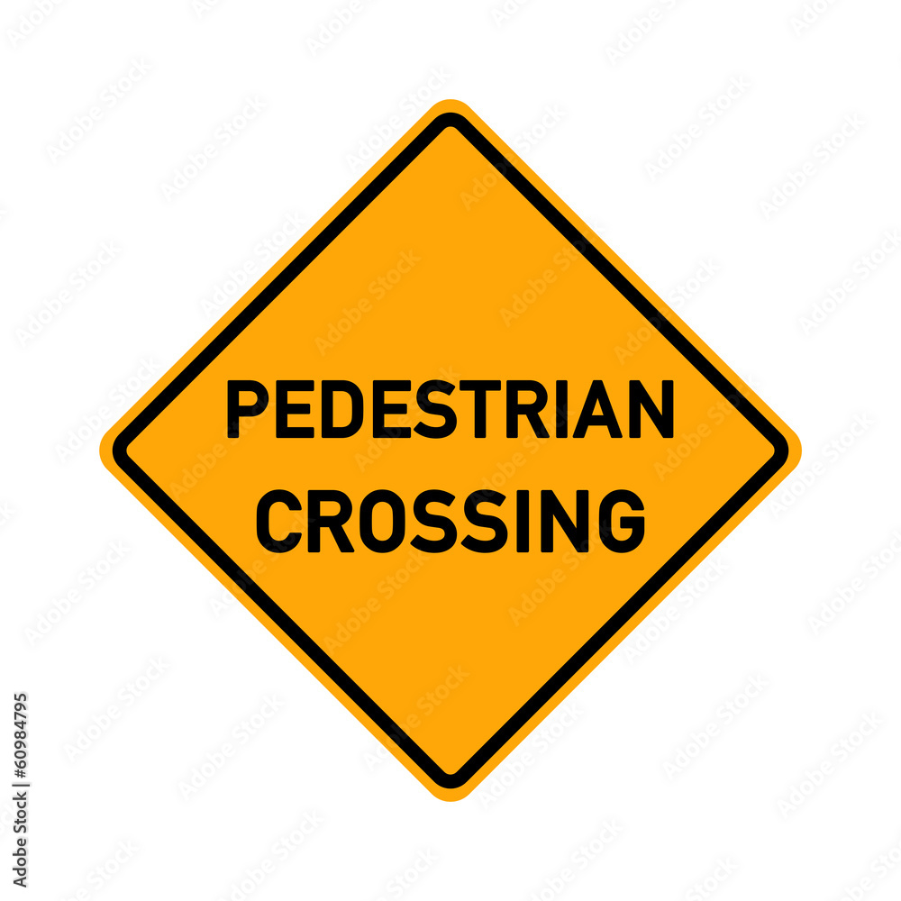traffic sign - pedestrian crossing - e488 traffic sign - pedestrian crossing - e488