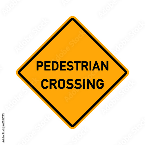 Wallpaper Mural traffic sign - pedestrian crossing - e488 Torontodigital.ca