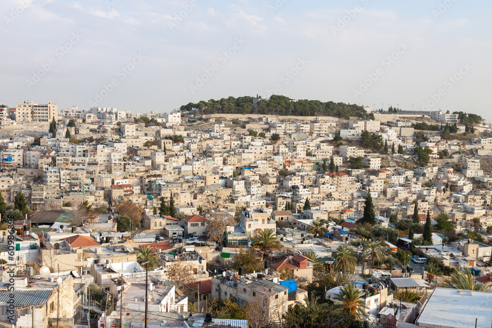 Jerusalem, panorama of city district