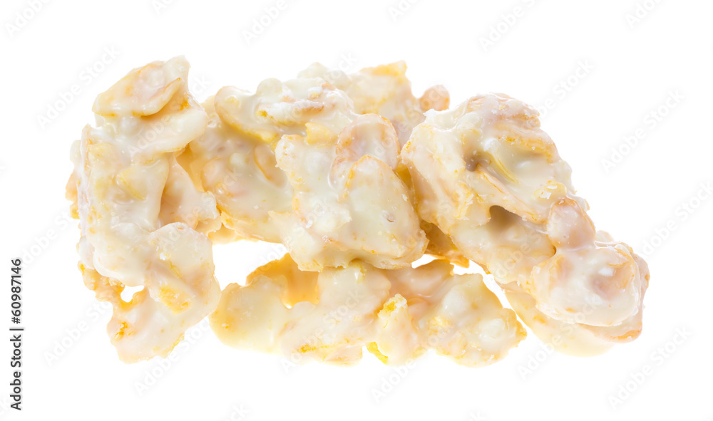 White chocolate clusters