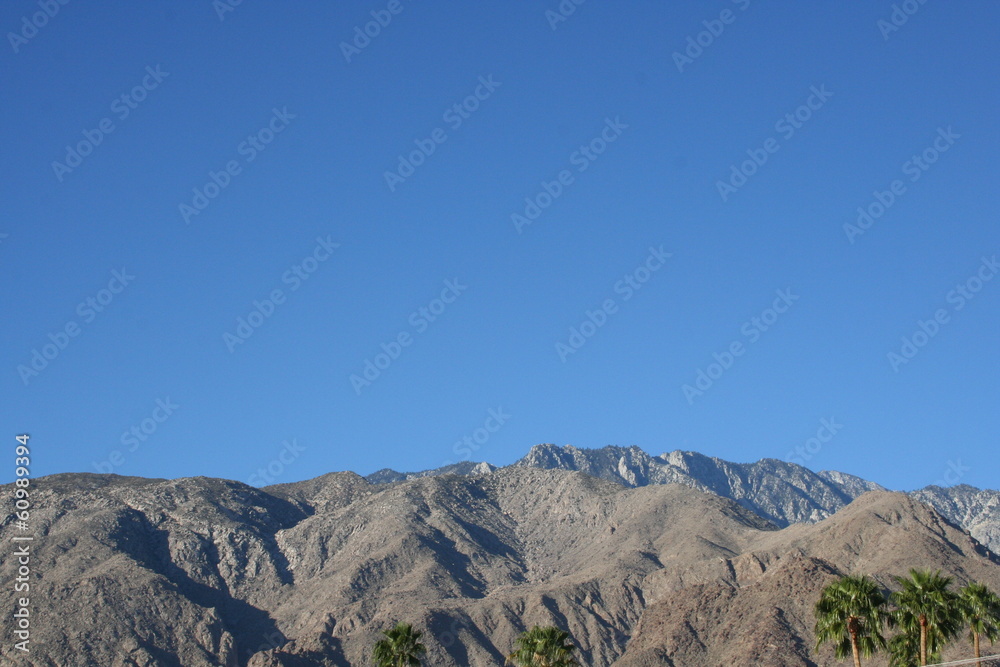 Palm Springs Mountain Range Landscape