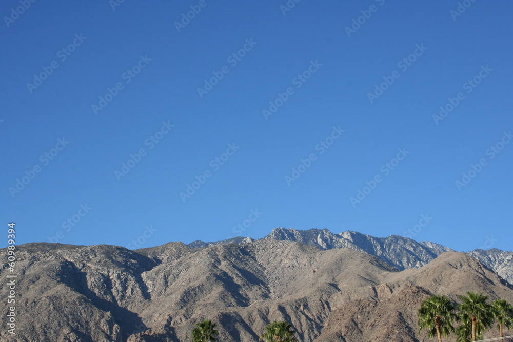 Palm Springs Mountain Range Landscape Palm Springs Mountain Range Landscape