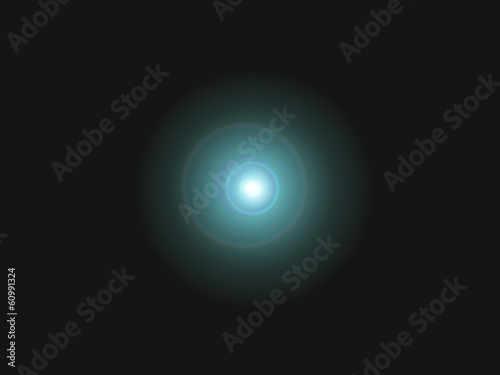 Lens flare abstract light
