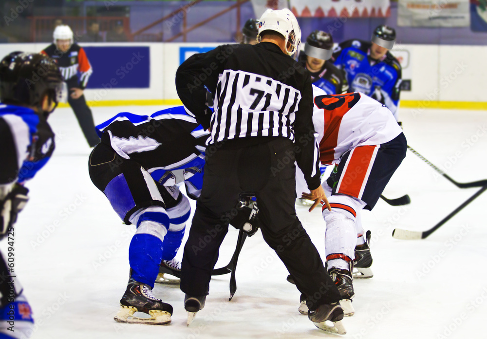 Fototapeta premium ice hockey player