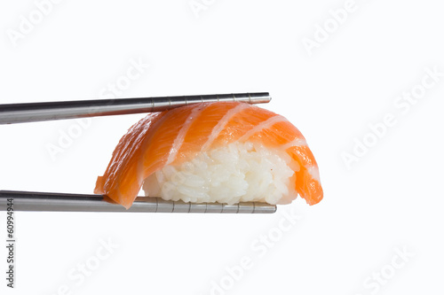 Isolated sushi nigiri
