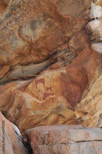 Ancient rock drawings in Somalia