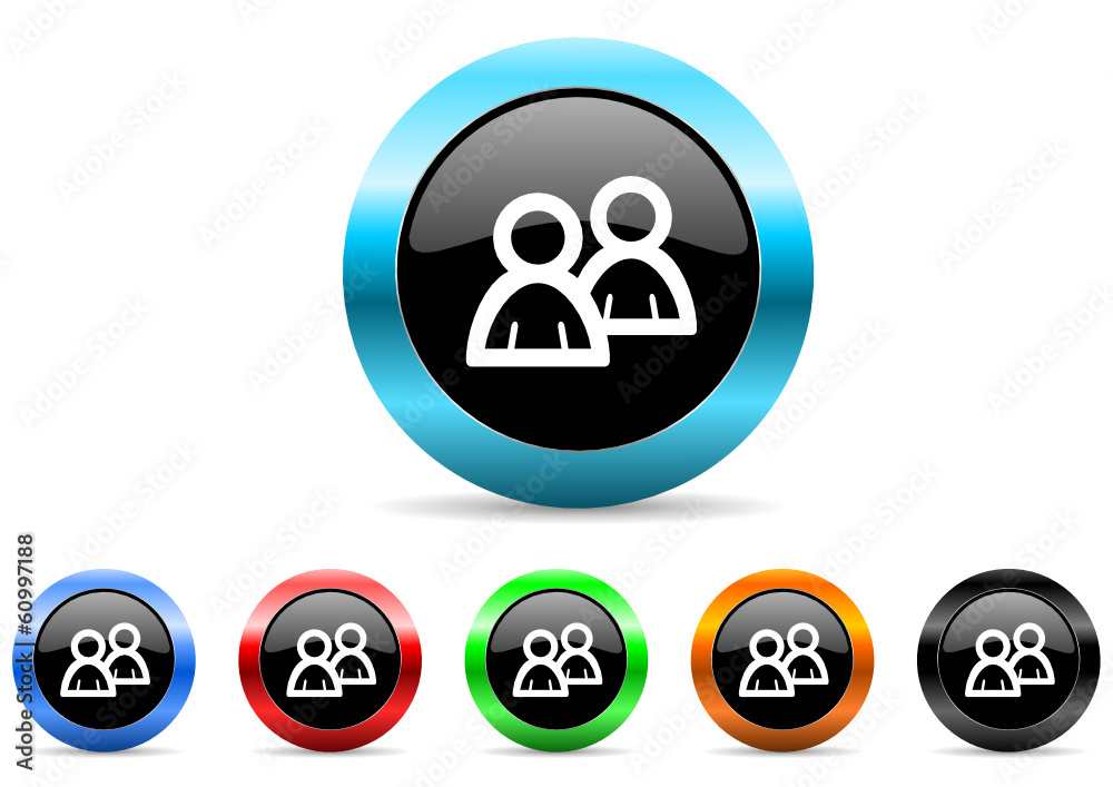 forum icon vector set forum icon vector set