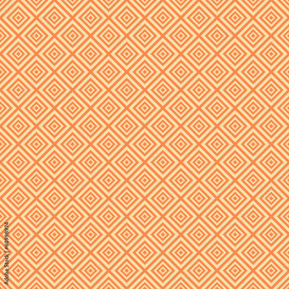 Geometric pattern (tiling). Vector seamless abstract vintage