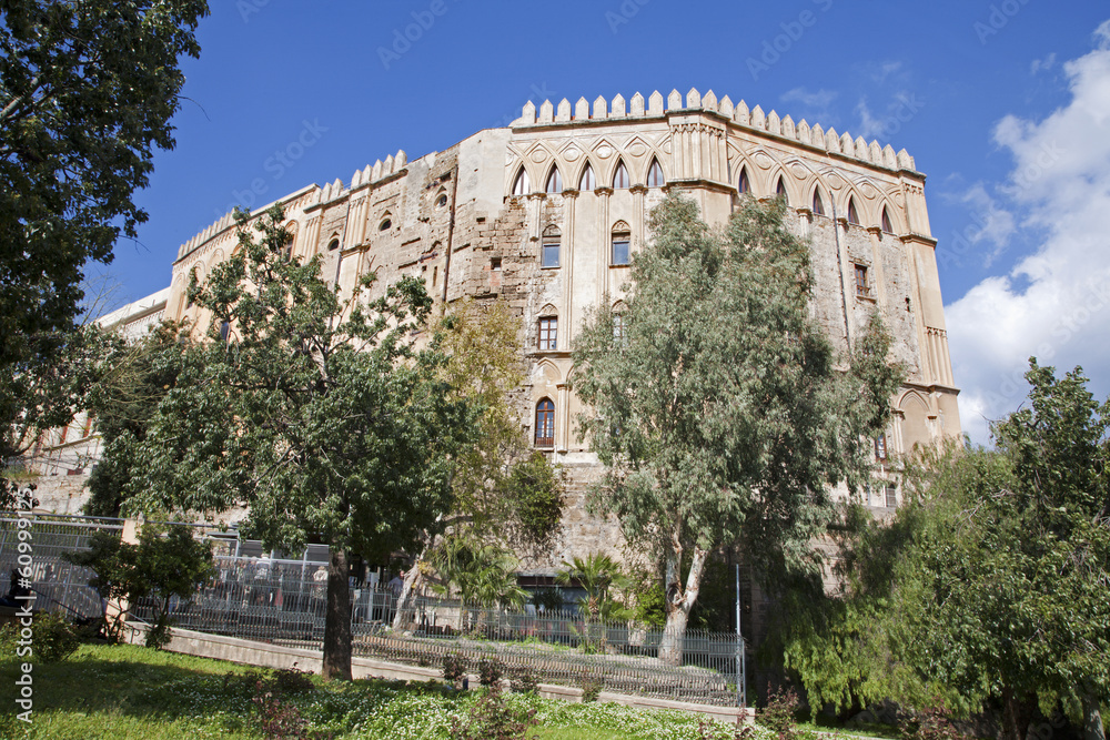 Palermo - Norman palace or  Palazzo Reale