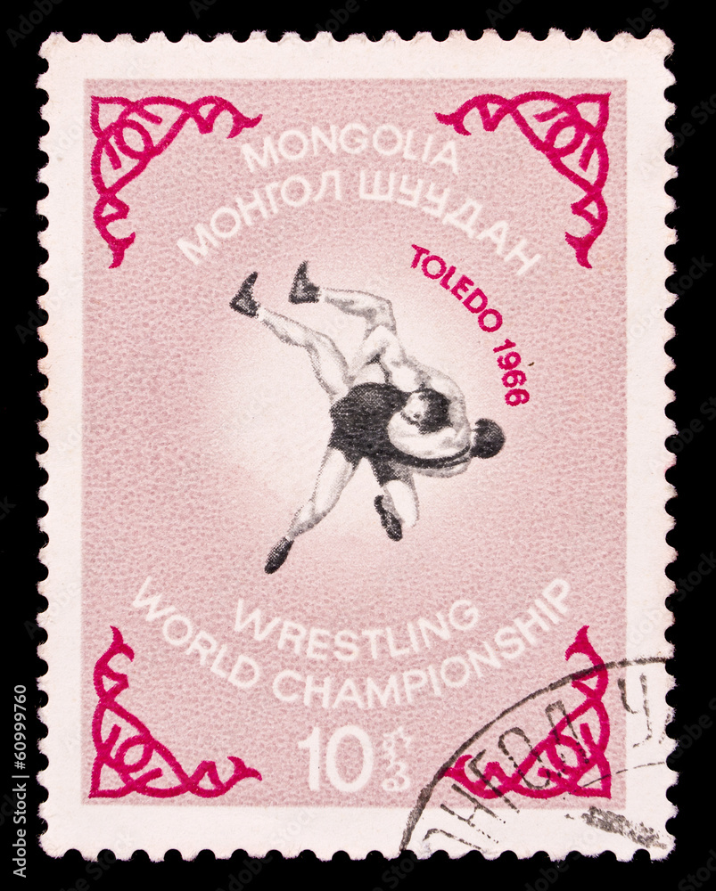 custom made wallpaper toronto digitalMongolian stamp, wrestling world championship in toledo, USA