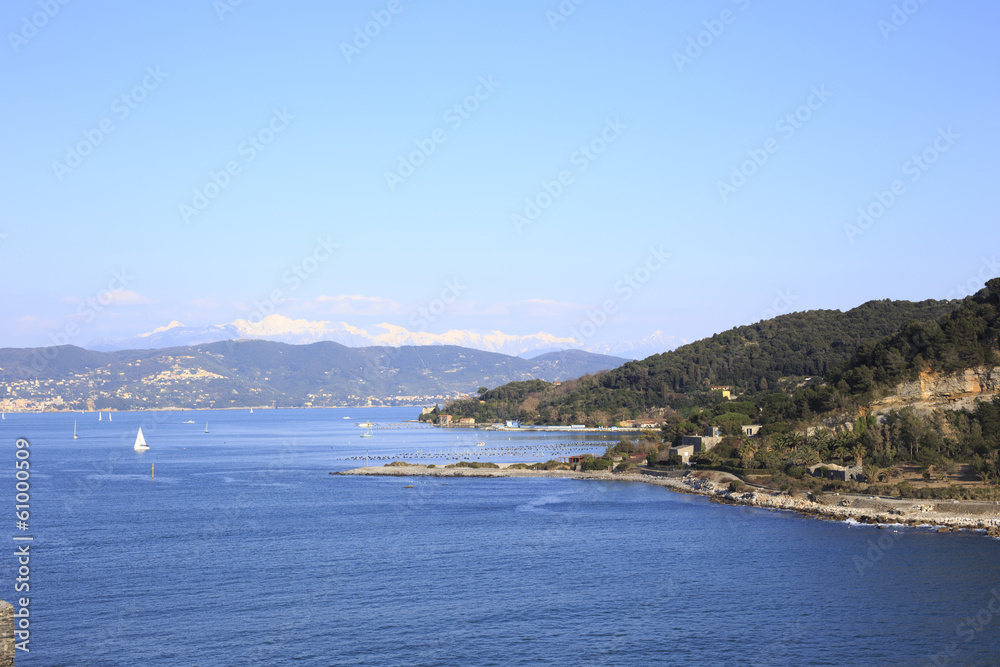 Fototapeta premium coastline of Liguria