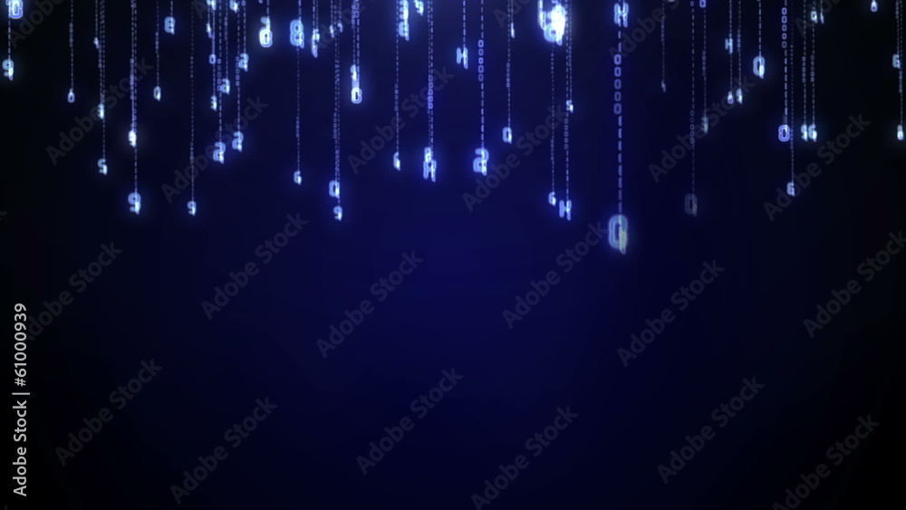 Matrix Coding Digital Data Binary Numbers