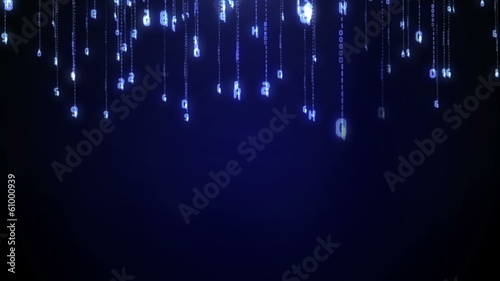 Matrix Coding Digital Data Binary Numbers