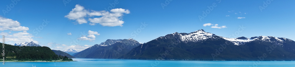 Beautiful view of Haines city near Glacier Bay, Alaska, USA Beautiful view of Haines city near Glacier Bay, Alaska, USA