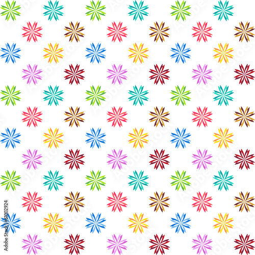 Neverending abstract flower texture