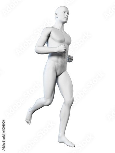 3d rendered illustration - stylized jogger