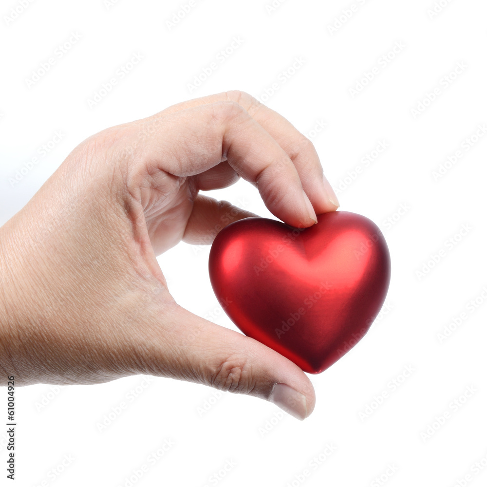 Heart in hand. Heart in hand.