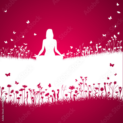 Yoga In Nature Silhouette