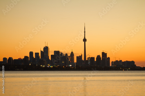 Silhouette of Toronto City